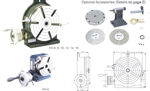 Horizontal/Vertical Rotary Table